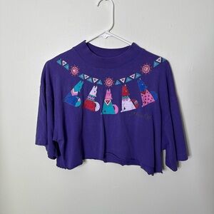 Vintage Alaska Purple Graphic T-Shirt